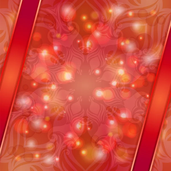 Röd vintage vektor abstrakt bakgrund — Stock vektor