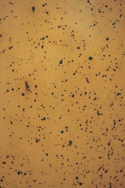 Rustic metal plate yellow color old metal texture background. material, rust or construction