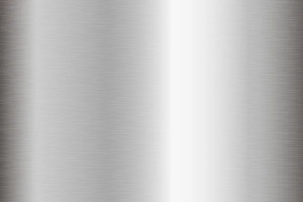 Срібна Фольга Металевий Текстурований Градієнт Неіржавна Глянсова Поверхня Реалістичний Хромований — стоковий вектор