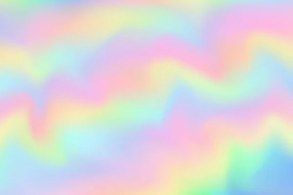 Rainbow Mesh Gradient Hintergrund Farbe Verschwimmt Wellen Abstrakte Holographische Textur — Stockvektor