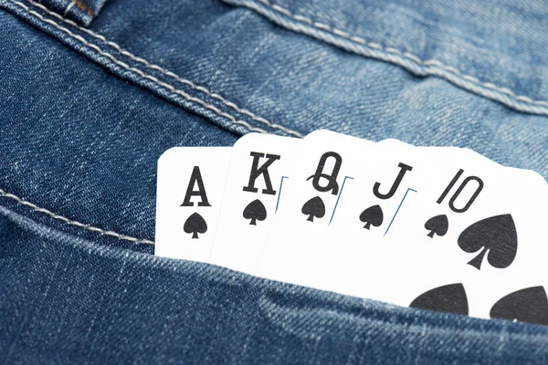 Royal flush — Stock Photo, Image