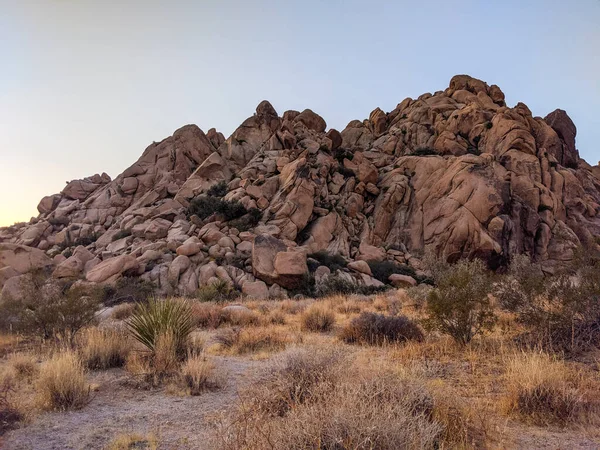 Bergformationer Vid Indian Cove Campground Joshua Tree Kalifornien — Stockfoto