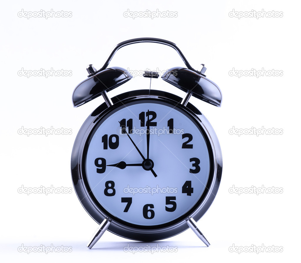 Alarm Clock with nine o'clock