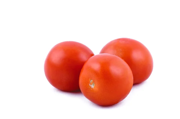 Tomaten auf weißem Hintergrund Nahaufnahme — Stockfoto