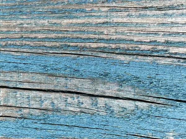 Textuur Achtergrond Blauwe Houten Planken — Stockfoto