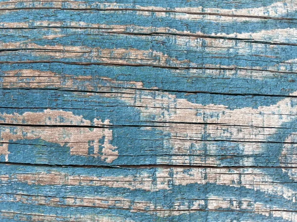 Texture Background Blue Wooden Boards — Photo