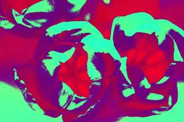 Renk soyutlaması, tasarım, yaratıcı kompozisyon