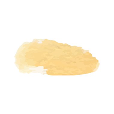 Beyaz arka planda soyut suluboya el boyası. Vektör