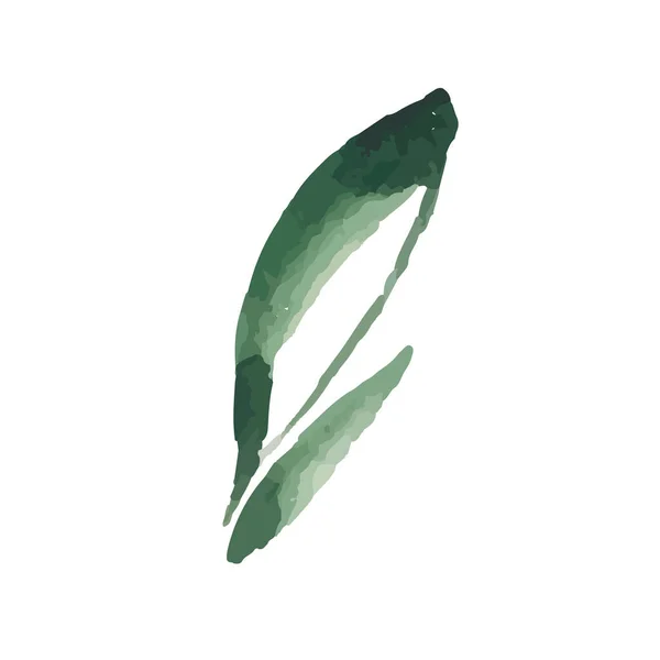 Ikoon Vectorblad Eco Natuur Gezond Concept Groene Natuurlijke Plant Symbool — Stockvector