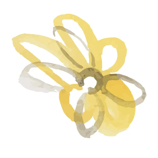 Kukka Kuvakkeet Eristetty Valkoisella Taustalla Logo Merkki Suunnittelu Moderni Harja — vektorikuva