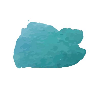 Beyaz arka planda soyut suluboya el boyası. Vektör