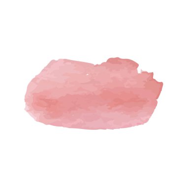 Beyaz arka planda soyut suluboya el boyası. Vektör