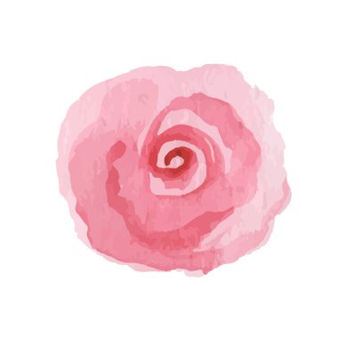 Beyaz arkaplanda izole edilmiş çiçek simgeleri. Logo işareti tasarımı. Modern fırça suluboya çizimi. Vektör illüstrasyonu