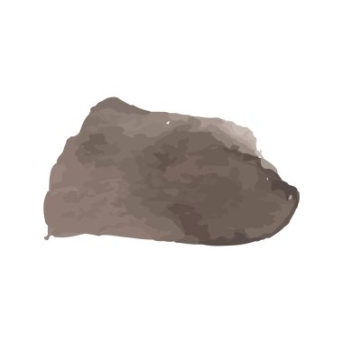 Beyaz arka planda soyut suluboya el boyası. Vektör