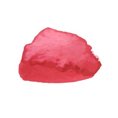 Beyaz arka planda soyut suluboya el boyası. Vektör