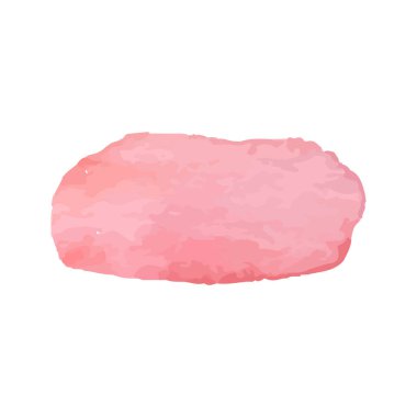 Beyaz arka planda soyut suluboya el boyası. Vektör