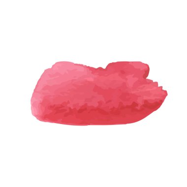 Beyaz arka planda soyut suluboya el boyası. Vektör