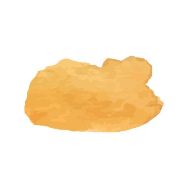 Beyaz arka planda soyut suluboya el boyası. Vektör