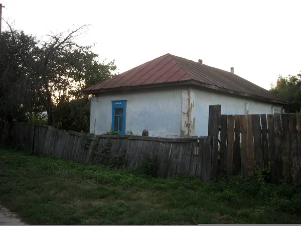 Paysage Naturel Ciel Soir Été Paysage Rural Ukrainien Europe — Photo