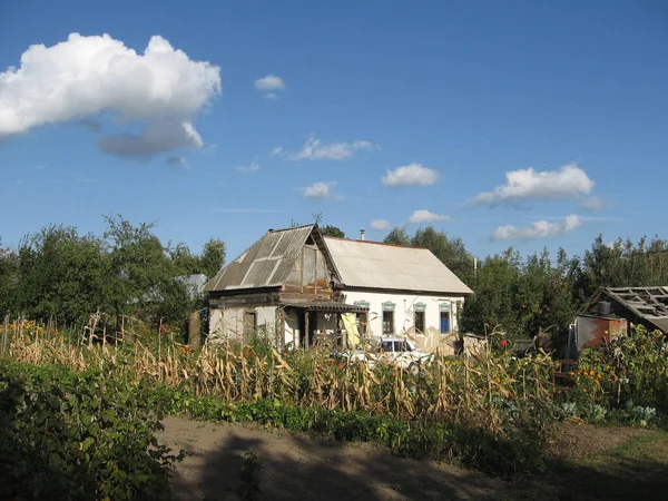 Přírodní Krajina Mraky Summer Slunce Jeho Očích Ukrajinská Krajina Evropa — Stock fotografie