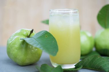 fresh guava Juice with guava fruit