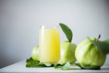 fresh guava Juice with guava fruit