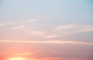 güzel gökyüzü günbatımı, gökyüzü arka plan