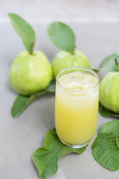 Fresh Guava Juice Guava Fruit — Foto Stock