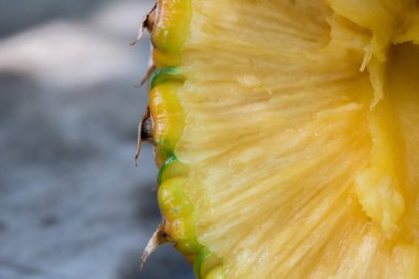 ananas yakın plan arkaplanı