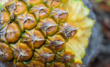 ananas yakın plan arkaplanı