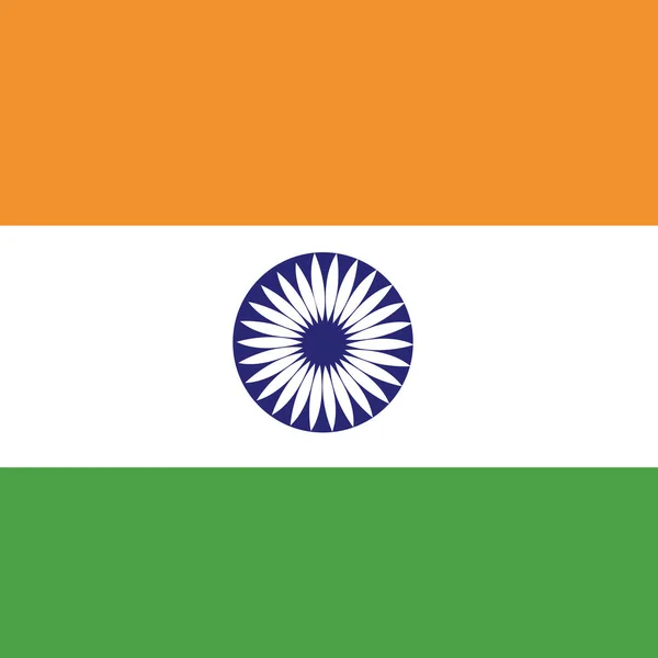 Tri Color Indian Flag Symbol Freedo — ストック写真