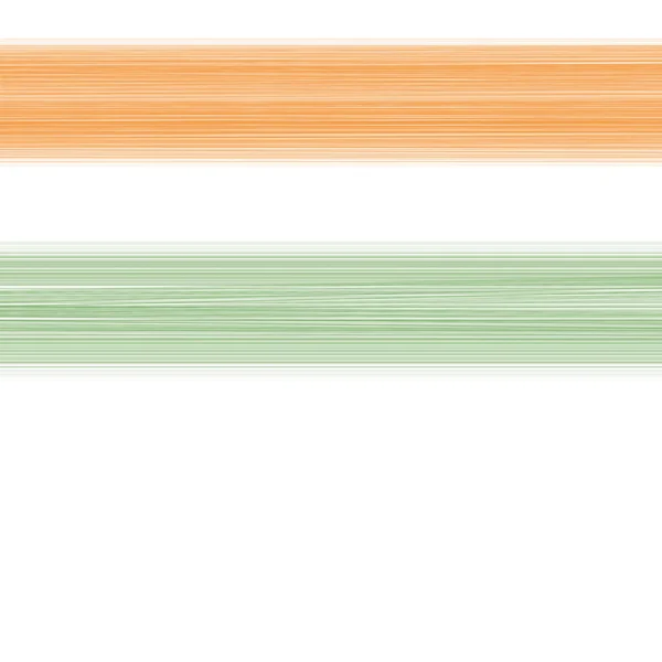 Horizontal Indian Flag Color Stripe — ストック写真