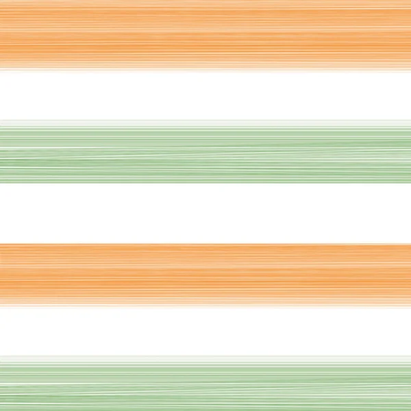 Horizontal Indian Flag Color Seamless Stripe — ストック写真
