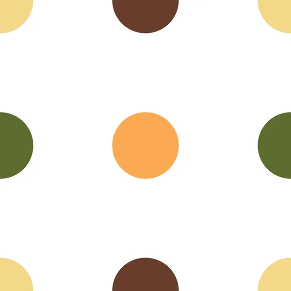 green orange color dot seamless pattern design