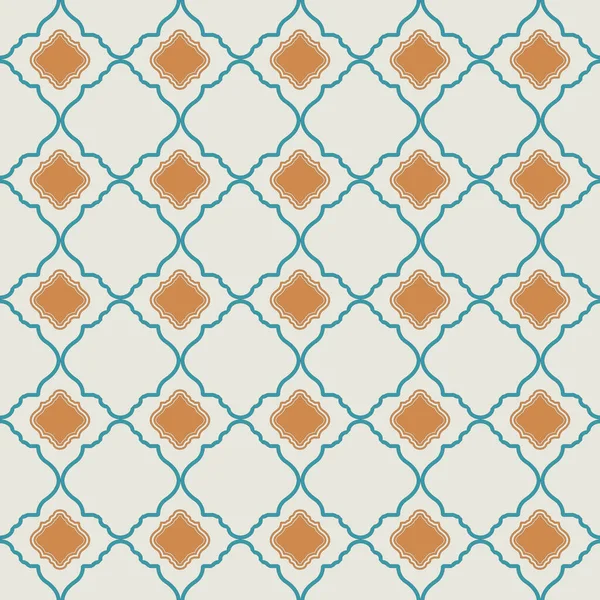 Blauw Kleur Geometrisch Herhaling Indisch Mughal Patroon — Stockfoto