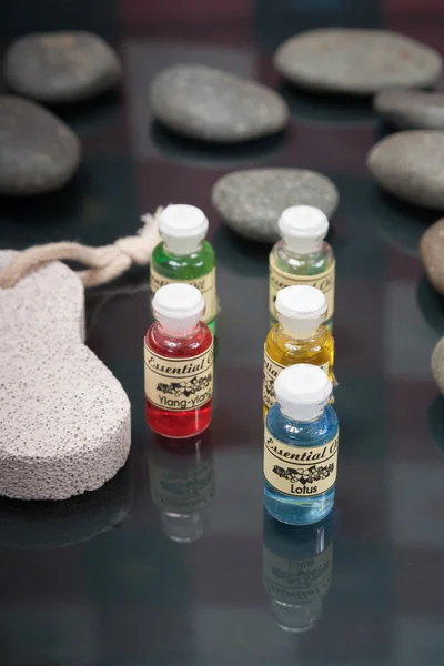 Spa accessoires en aromatherapie olie — Stockfoto