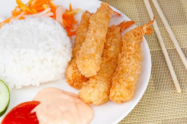 Camarones fritos Ebi Tempura — Foto de Stock