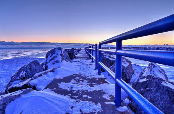 Passeio de inverno — Fotografia de Stock