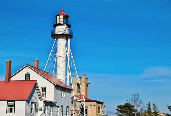 ホワイトフィッシュ ポイント灯台 — ストック写真