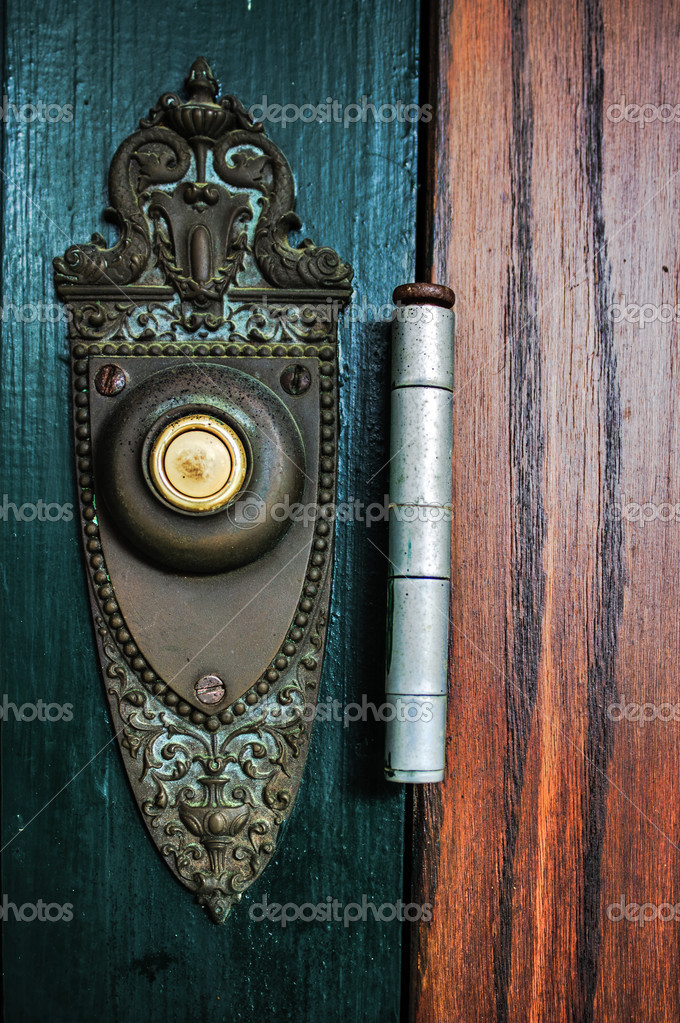 Ornate Doorbell Antique Doorbell Stock Photo C Ehrlif