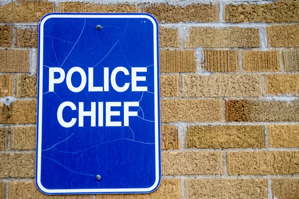 Chefe de polícia — Fotografia de Stock