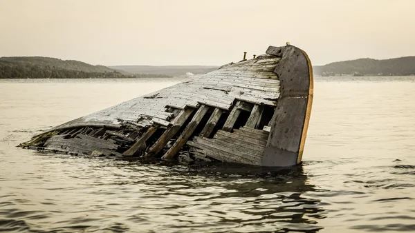 Озеро Верхнє корабельної аварії — стокове фото