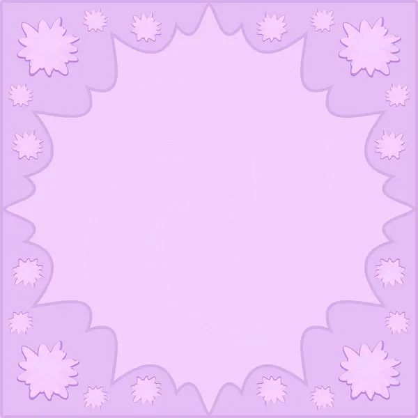 Vector abstract floral pattern in pink and lilac tones — Stock Vector