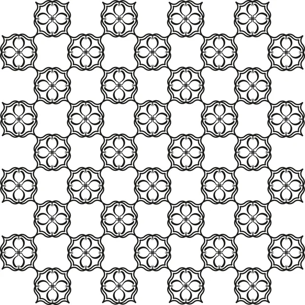 Modèle abstrait vectoriel noir et blanc — Image vectorielle