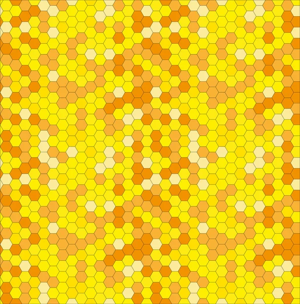 Vektor abstrakt bakgrund med honungskakor — Stock vektor