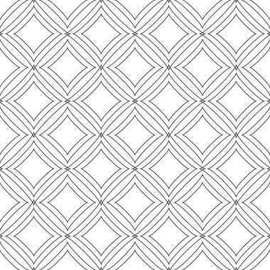 vektör soyut Dikişsiz siyah-beyaz desen