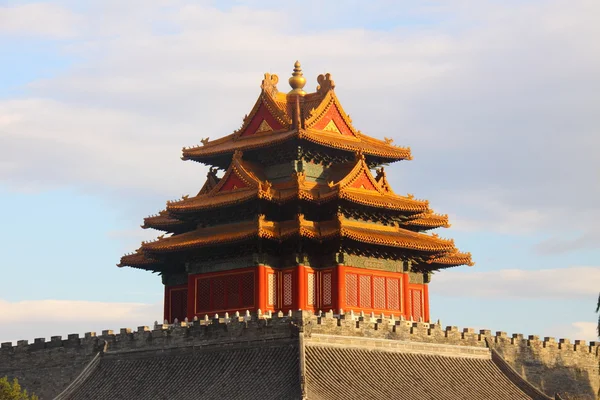 Palace turret under sunset — Stock Photo, Image