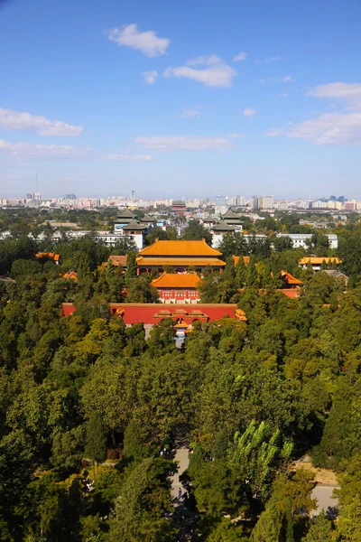 Peking Jingshan tittar på Himmelska fridens torg — Stockfoto