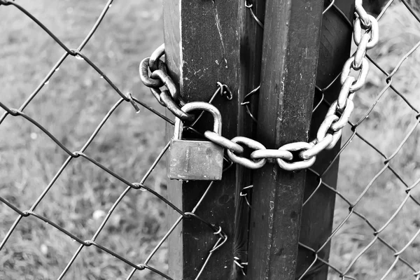 Uzavřené plot — Stock fotografie