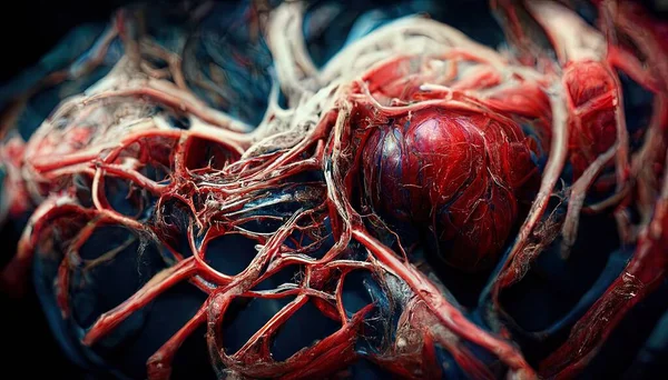 a illustration of a cardiovascular system